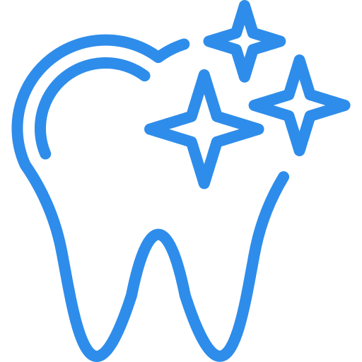Shiny tooth icon for orthodontic services in Sacramento