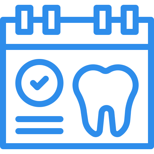 dental chart icon representing the orthodontic treatment plan