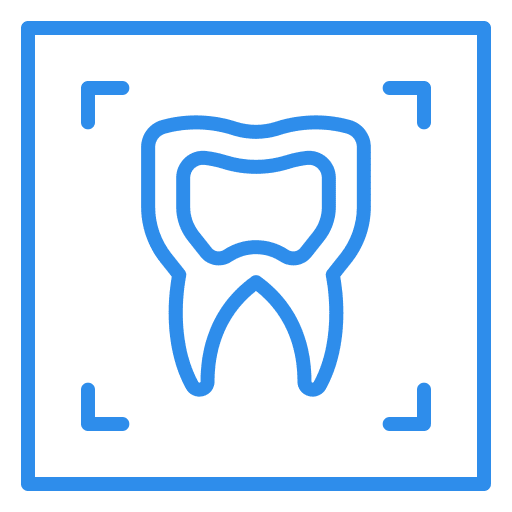 tooth image icon for scan taken at free consult