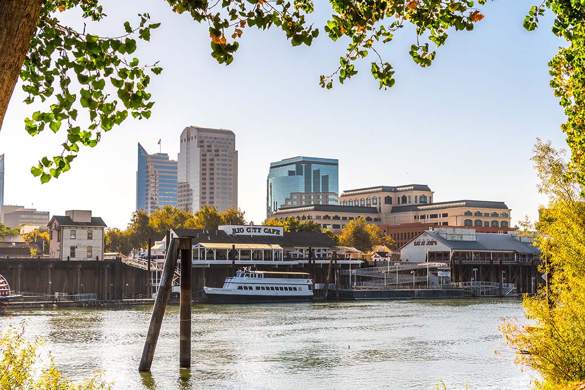 Sacramento California skyline American River Orthodontics serves Sacramento, California and its surrounding communities.