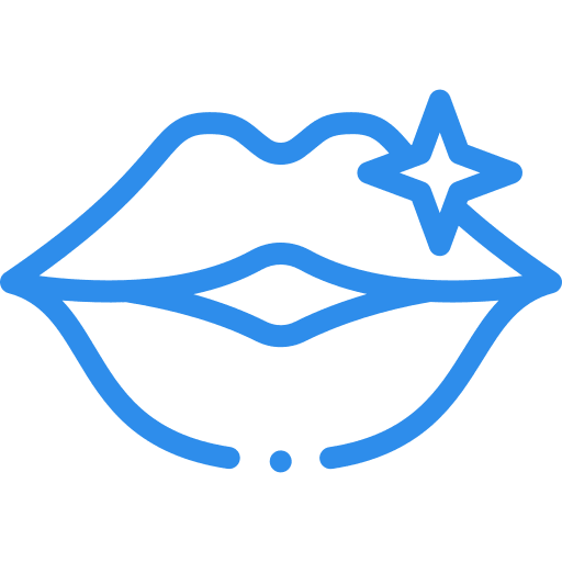 beautiful mouth icon for before and after images taken at our Sacramento office
